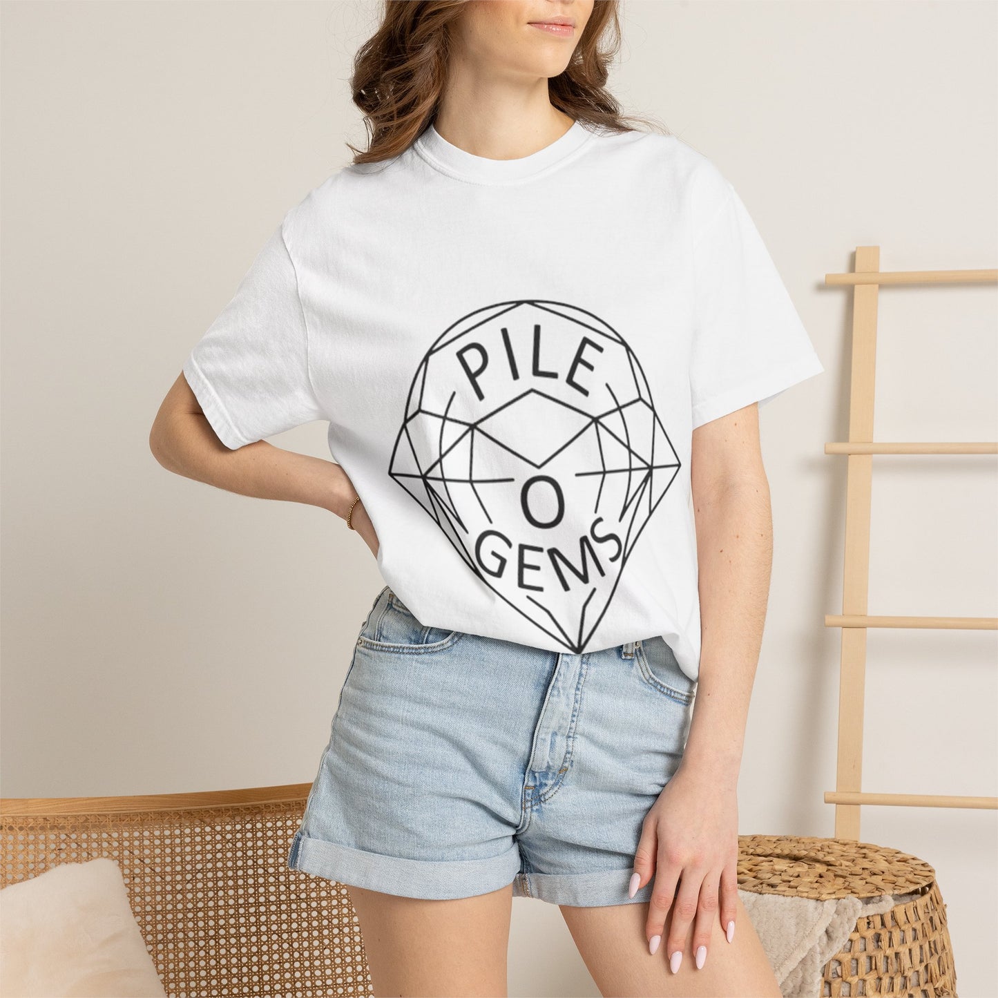Pile O' Gems Diamond Graphic T-Shirt