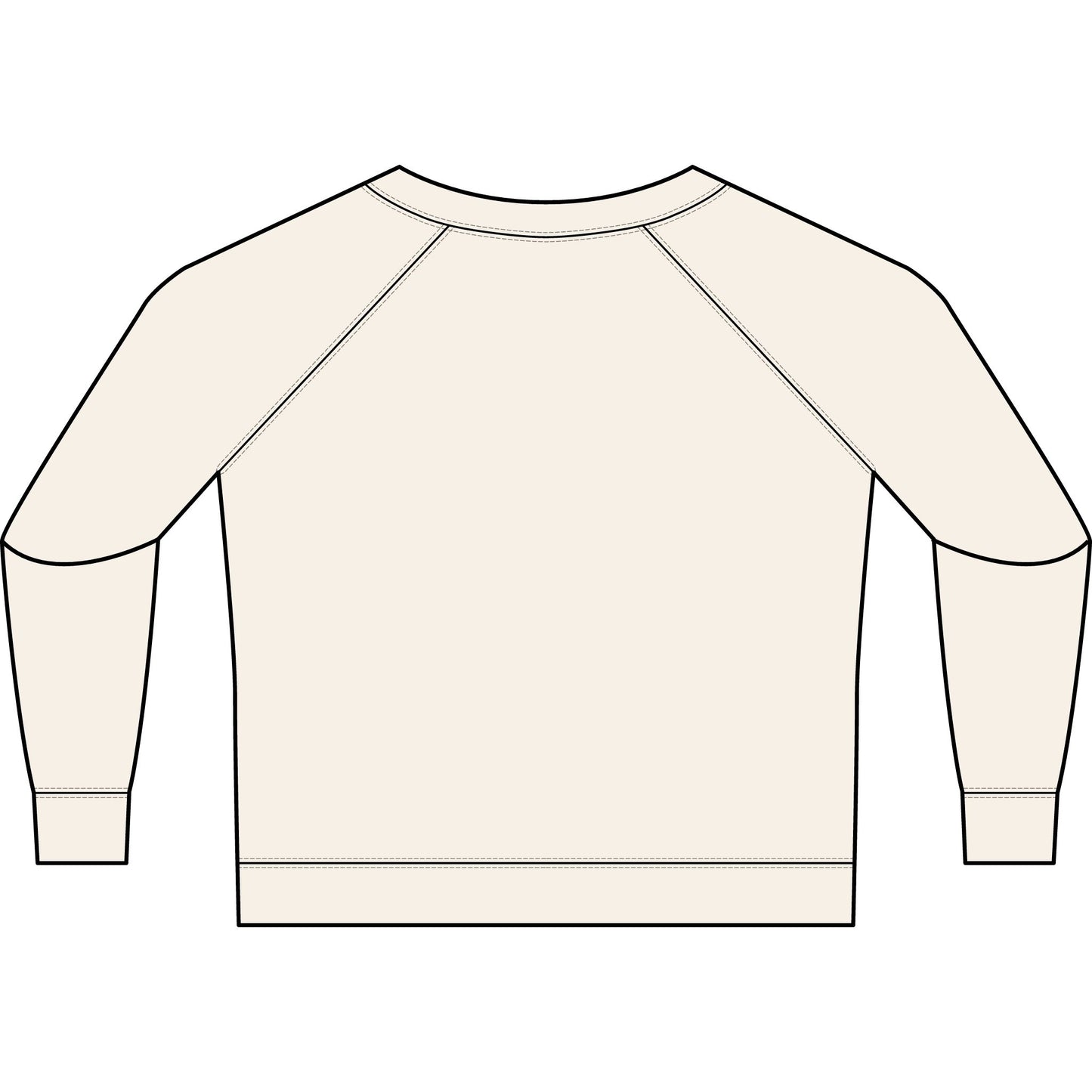 Long Sleeve Crewneck Sweatshirt – Vintage Kangaroo Road Trip Graphic